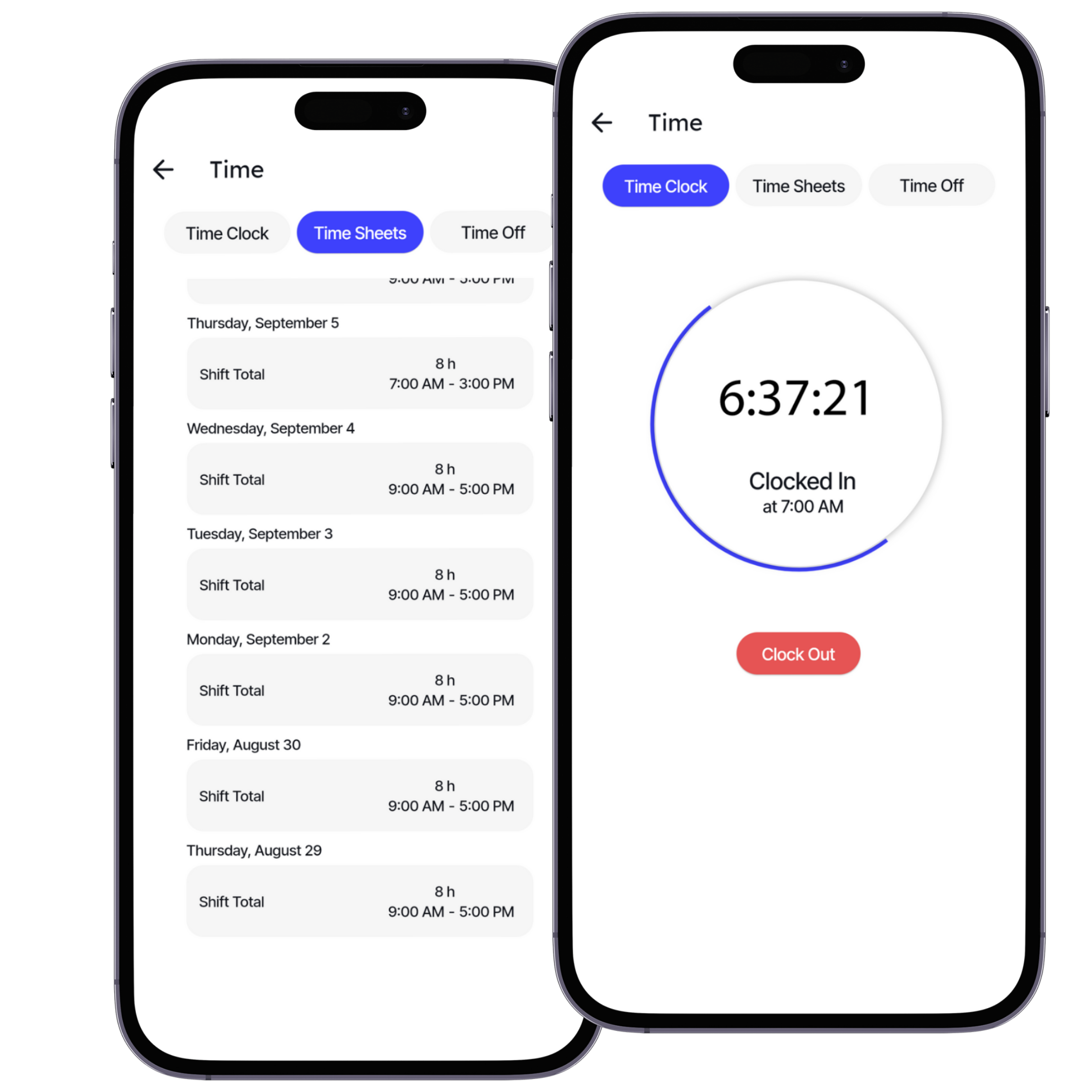 Staff dashboards screenshot